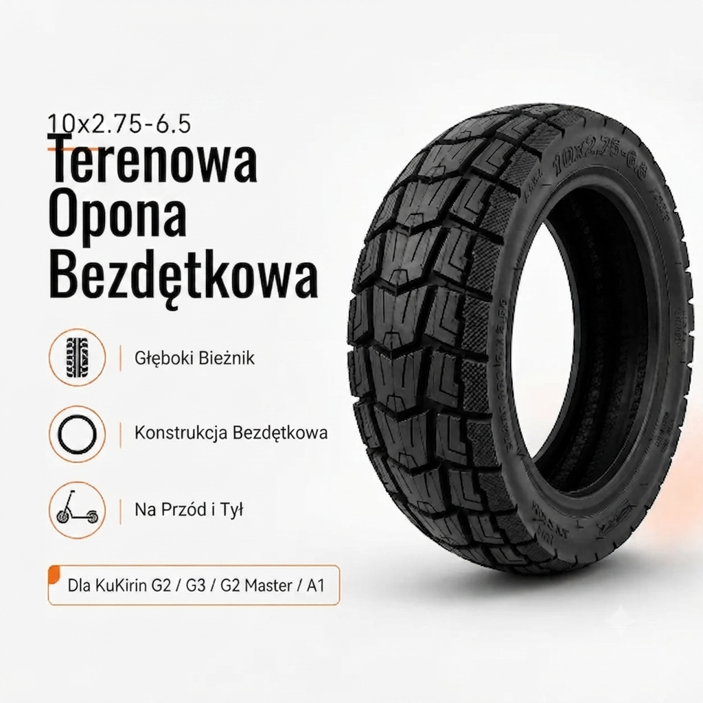 Opona Terenowa Do Hulajnogi Elektrycznej KuKirin G2, G3, G2 Master, A1