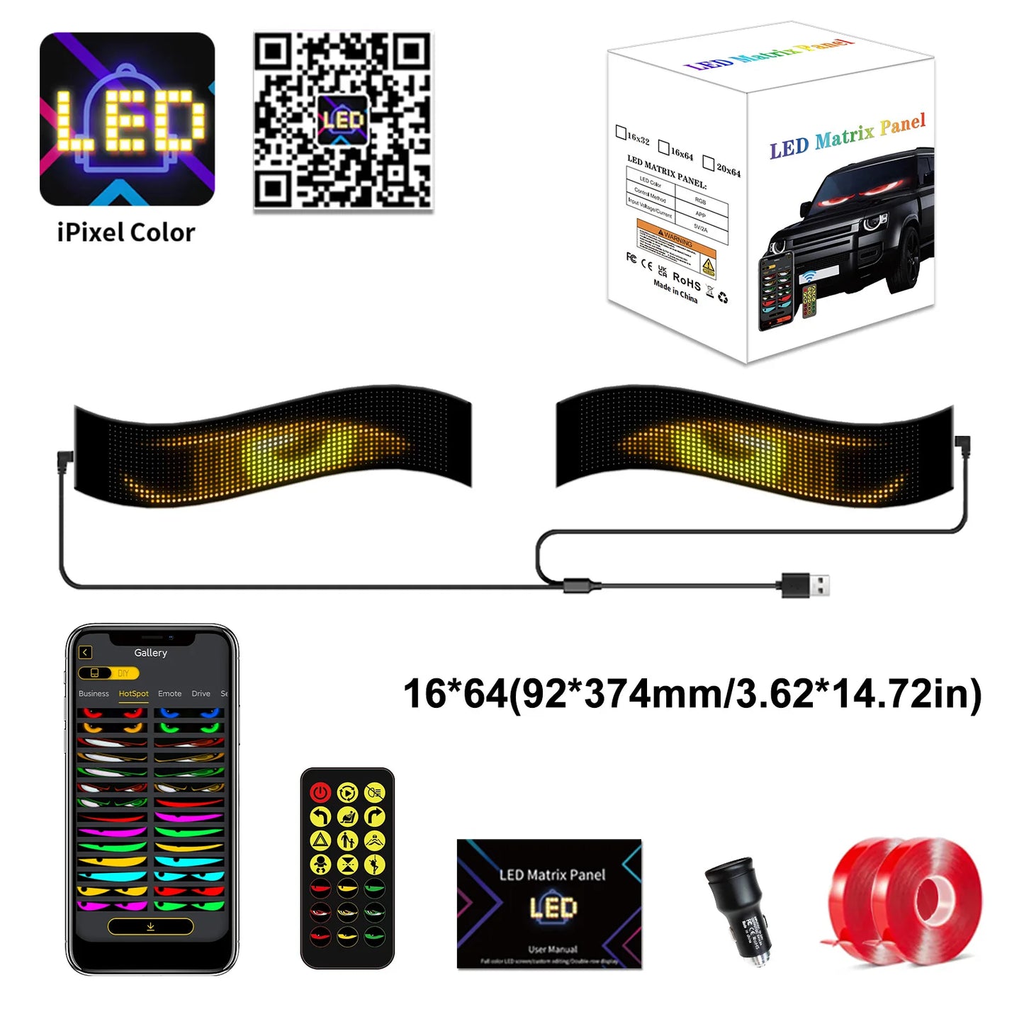 Oczy do Auta LED