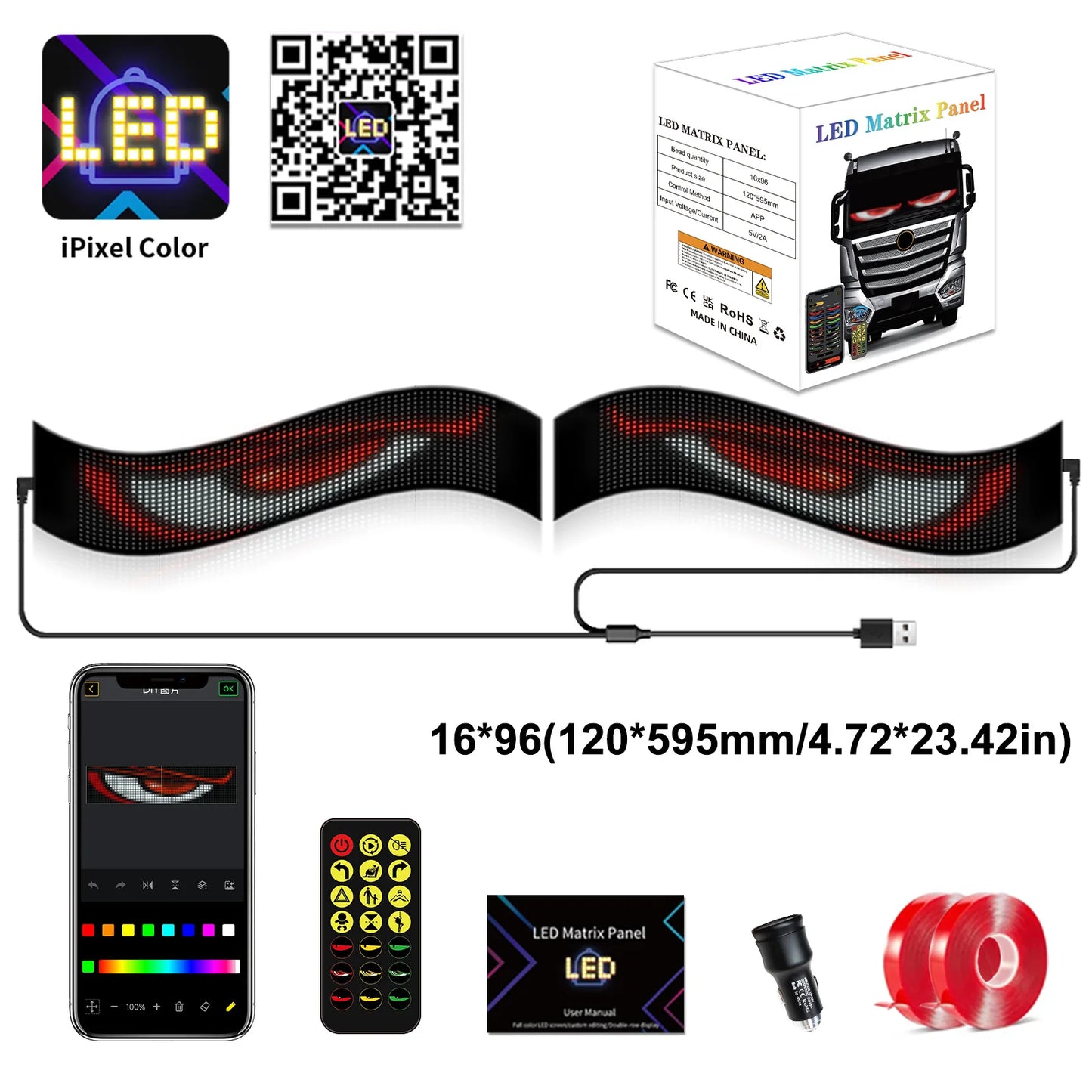 Oczy do Auta LED
